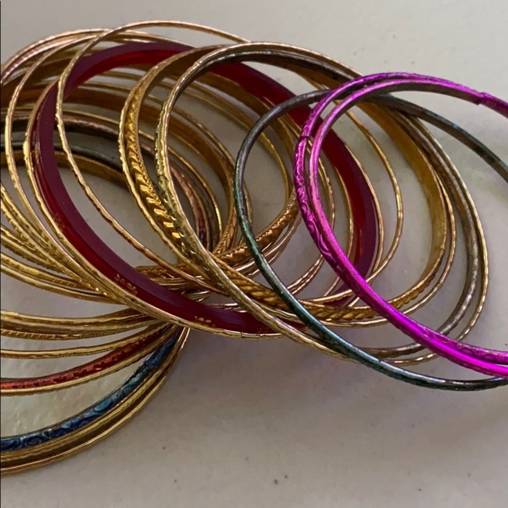 30 Piece Multicolored Bangle Bracelets - image 4
